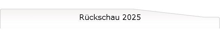 Rckschau 2025