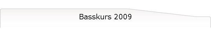 Basskurs 2009
